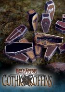Papercraft Gaming Scenery - Gothic Coffins