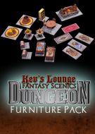 Papercraft Gaming Scenery - Dungeon Furniture Pack cover