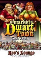 Paper Minis - The Market in Dwarf Down Deluxe Edition cover