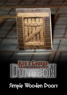 Kev's Lounge Dungeon Doors - Simple Wooden Doors