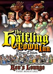 Paper Minis - The Halfling Town Inn (Deluxe) Cover