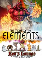Paper Minis - The Might of the Elements cover