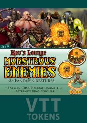 VTT Tokens - Monstrous Enemies cover