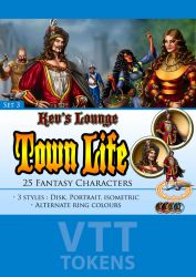 VTT Tokens - Town Life cover